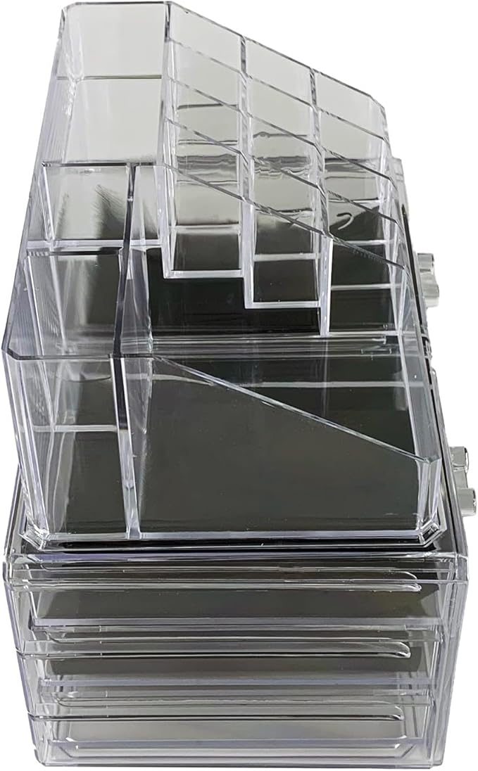 tempo di saldi Transparent Organiser for Cosmetic Accessories, Ideal for Make Up Products