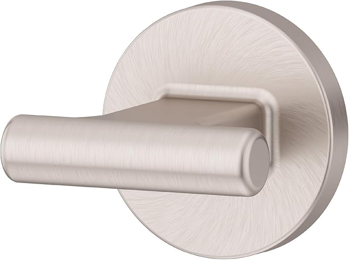 Pfister Capistrano Towel Hook, Bathroom Towel & Robe Hook, Wall-Mounted, Screw-in, Spot Defense Brushed Nickel Finish, BRHCSO0GS
