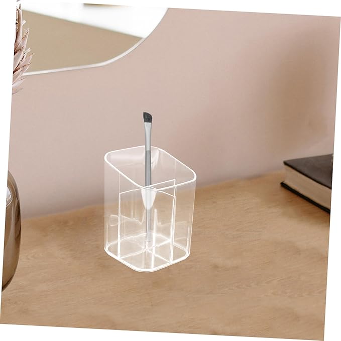 Abaodam Cosmetic Brush Holder Makeup Brush Stand Skincare Holder Desktop Organizer