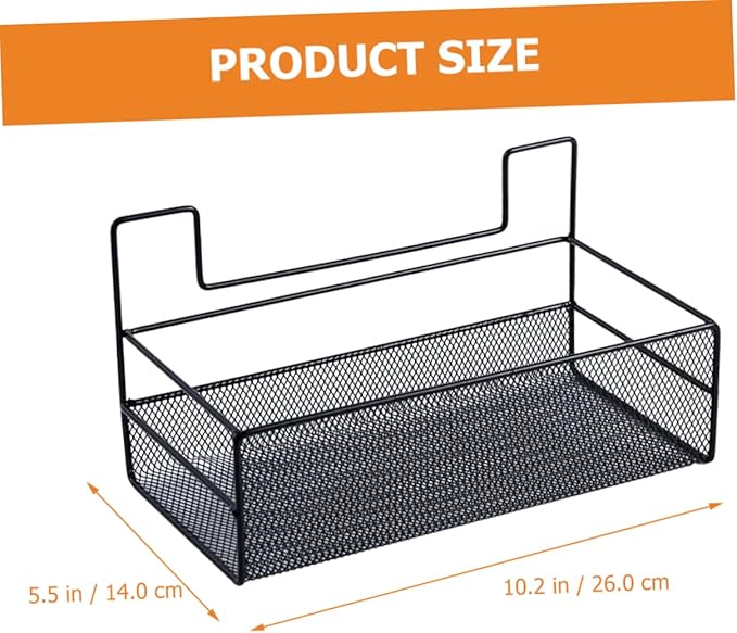 VOSAREA Wall-Mounted Storage Rack Wire Baskets for Pantry Bathroom Shelf Organizer