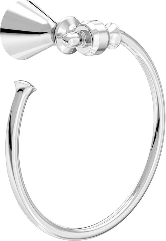 Delta VES46-PC Vessona Wall Mount Round Open Towel Ring Bath Hardware Accessory in Polished Chrome
