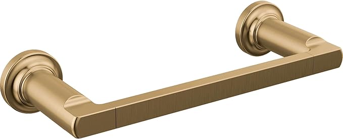 DELTA FAUCET 78908-CZ Tetra 8 in. Hand Towel Bar Bath Hardware Accessory in Champagne Bronze