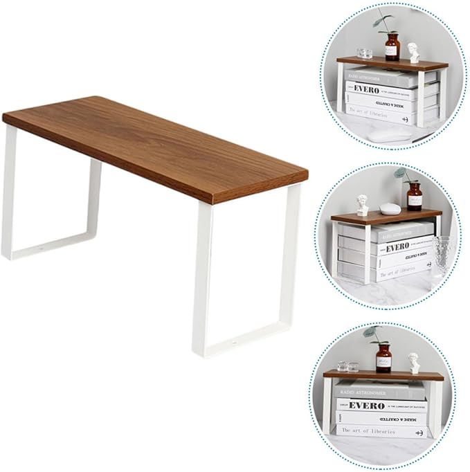 Glass Shelf for Bathroom ，Glass Aluminum，Small Kitchen Storage Rack Iron Bakers Accessory Tabletop
