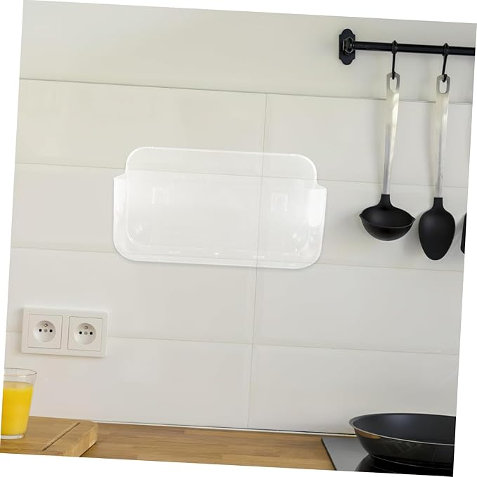 1pc Wall Mounted Storage Rack Punch Bathroom and Kitchen Organizer Wall Shelf for Bathroom Sundries Easy Installation Design for Tidy Spaces