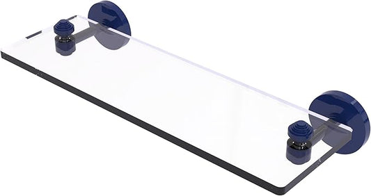 Allied Brass South Beach Collection Glass Vanity Shelf with Beveled Edges