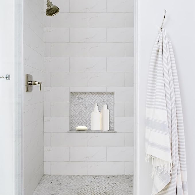 Shower Niche Insert Tile Ready 12"x12",Niche for Shower Wall,Waterproof Ready to Tile Niches Single Recessed Shower Shelf for Bathroom Renovation/Soap Storage, Outer Size 16"x16",Depth 4”