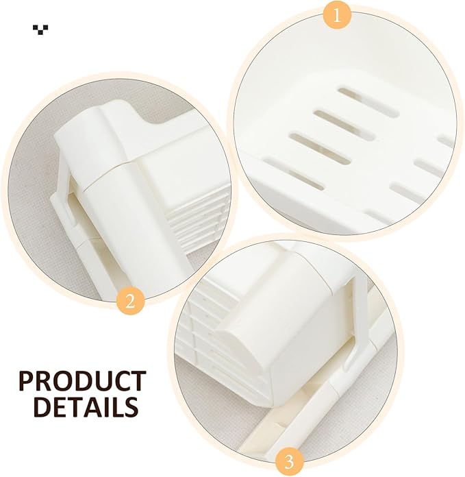 ABOOFAN Wide Standing Shelves Bathroom Storage Organizer Home Corner Rack Plastic Rack