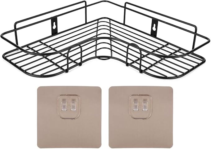 Bathroom Storage Rack,Corner Storage Organizing Stand Shelf for Toiletry Storage No Drilling