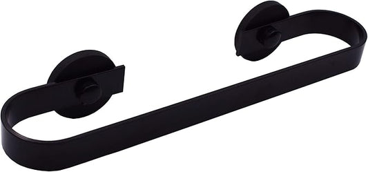 YYST Magnetic Towel Bar Towel Holder Towel Rack Towel Hook Hangerfor Refrigerator Or Steel Metal Surface - Black (Black, 1)