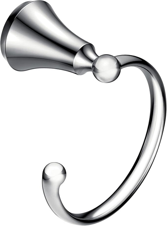 Moen YB5286CH Wynford Bathroom Hand Towel Ring, Chrome