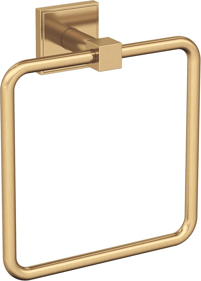 Amerock BH36072 Appoint 7-1/16" Wall Mounted Towel Ring - Champagne Bronze