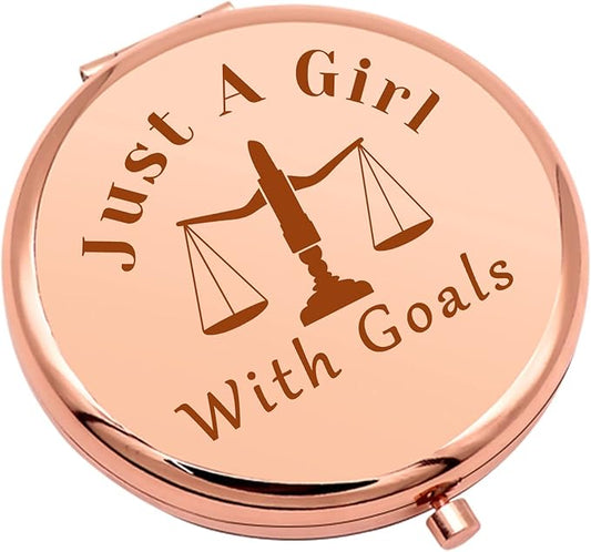 Lawyer Gifts for Women Compact Makeup Mirror Thank You Gift for Lawyers Law School Gifts Lawyer Student Gift Appreciation Folding Makeup Mirror Birthday Graduation Retirement