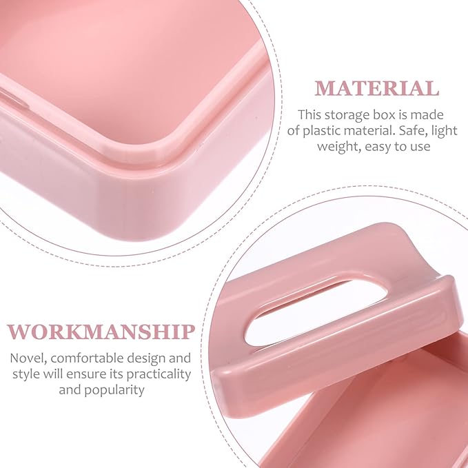 FOMIYES Nail Storage Box Mini Organizer Box for Nail Glitter Manicure Supplies