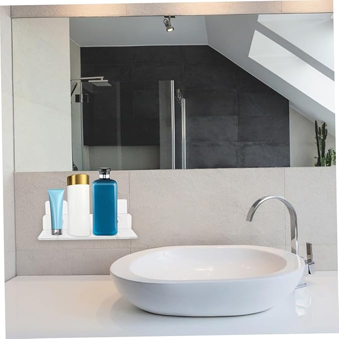 Hemobllo 1pcs Bathroom Shelves Wall Mount Storage Rack Above Toilet Storage Wall Shelving