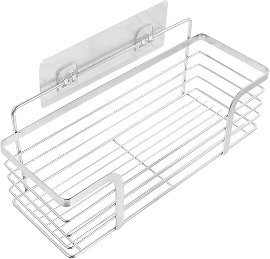 Zerodeko Stainless Steel Storage Rack Shower Shelf Towel Rack Bathroom Wall Decor Floating Shelves