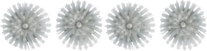 OXO Kitchen Soap Dispensing Brush Refills, Nylon Bristles, White, 3x3x1.5 Inches 2 Count (Pack of 2)