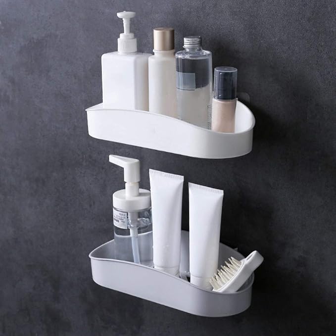 Bathroom Perforated Wall-Free Storage Rack Shelves Wall Shelf Kitchen Storage Rack Organizer Wall Holder Bathroom Shelf Storage (Color : 250cm)
