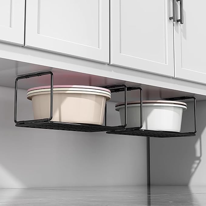 Wall-Mounted No-Drill Bathroom Shelf, Rust-Resistant Iron Floating Shelves with Wire Basket, Space-Saving Storage Organizer for Sink, Toiletries(White,32cm/12.5in)