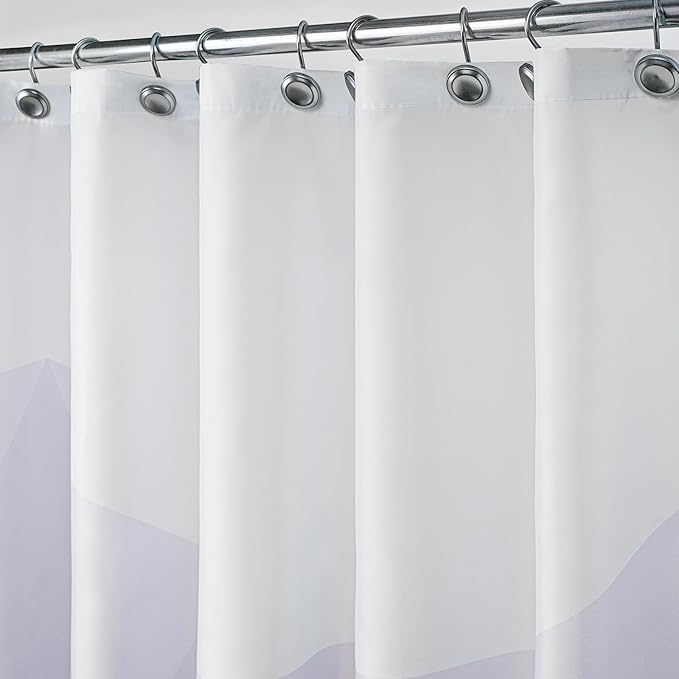 Sunlit Designer Shower Curtain, Popular Shower Curtain, Ombre Purple Fabric Shower Curtains for Bathroom Decor, Contemporary Bathroom Curtains, Purple