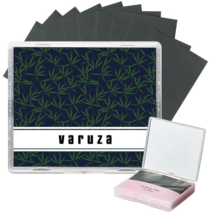[100 Counts + Mirror Case] Natural Bamboo Charcoal Oil Blotting Sheets for Face Korean with Mirror Case