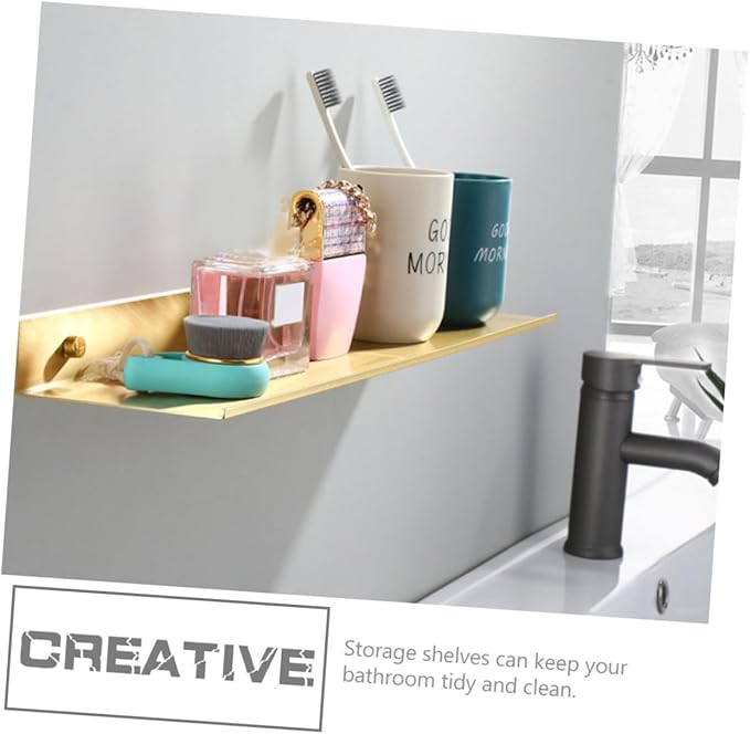 KICHOUSE Toilet Rack Storage Rack for Bathroom Floating Shelves Bathroom Toilet Storage Holder