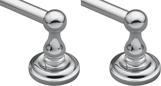 Moen BP6918CH Madison 18-Inch Towel Bar, Chrome (Pack of 2)