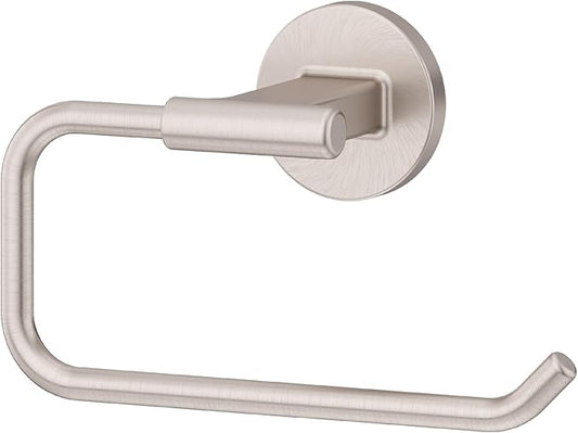 Pfister Capistrano Towel Ring, Hand Towel Holder for Bathroom, Wall-Mounted, Screw-in, Spot Defense Brushed Nickel Finish, BRBCSO0GS