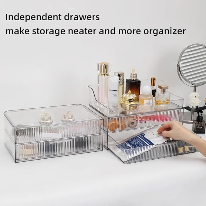 Makeup Organizer Countertop Large Cosmetic Display Cases Cosmetic Organizer Skin care Organizer