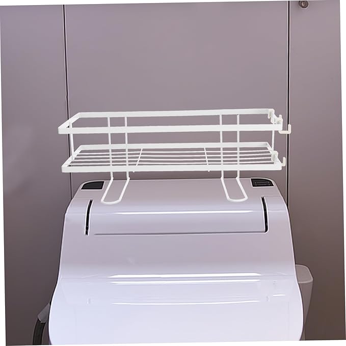 SHINEOFI Bathroom Shelves Toilet Storage No Drill Paper Holder Rack Tissue Box Shampoo Holder