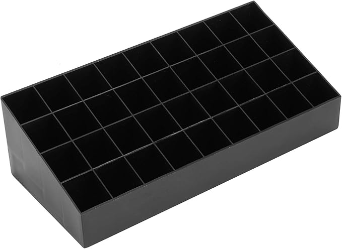 36 Grids Makeup Organizer Storage Box Display Stand Cosmetic Desktop Lipstick Rack Container (Black)