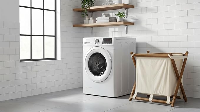 VICTORY RELAX Acacia Wood X-Frame Laundry Hamper, Folding Large Wooden Baskets with Handle, Sorter for Blankets Clothes Pillows Towels, 22'' Tall Natural-Beige