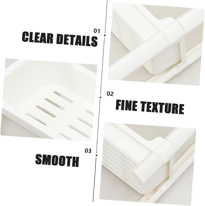 GLEAVI Multilayer Plastic Storage Rack Heavy-Duty Corner Shelf for Bathroom and Bedroom Sturdy Plastic Organizer for Home Use