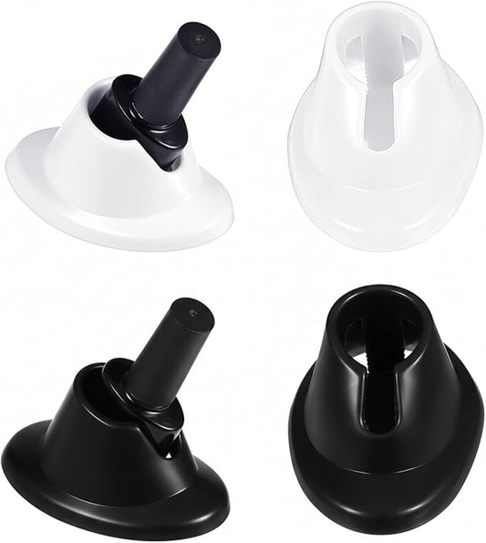 2 Pieces Soft Rubber Nail Polish Bottle Holder Spill-proof Storage Rack Display Stand Durable for Hand Care Display Art Tools and Nail Salon Foot
