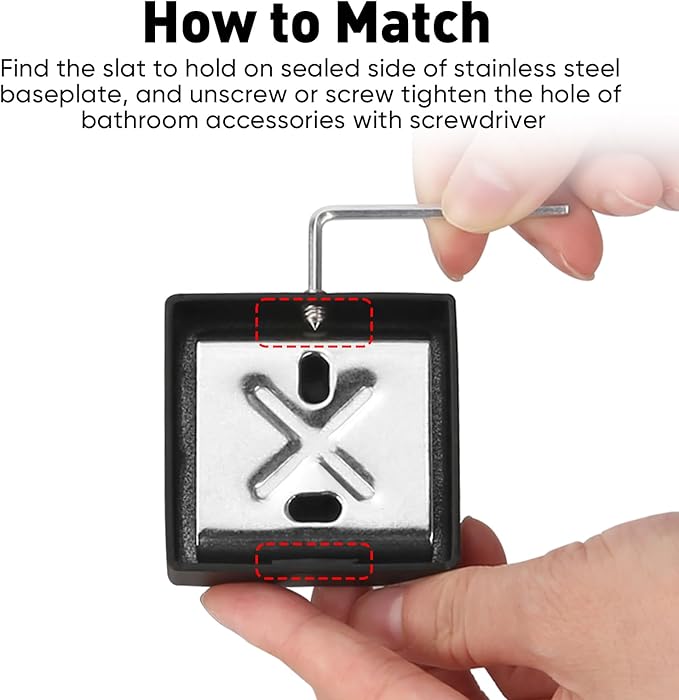 BlumWay 5-Pieces Matte Black Bathroom Accessories Set, 16 Inch Bathroom Hardware Set, SUS304 Stainless Steel Bath Towel Bar, Toilet Paper Holder,Towel Racks for Bathroom Wall Mounted
