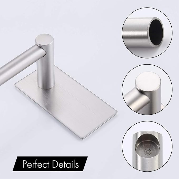 KES Bathroom Towel Holder 17.3-Inch Self Adhesive Towel Bar SUS 304 Stainless Steel Rustproof Brushed Finish, A7000S40-2
