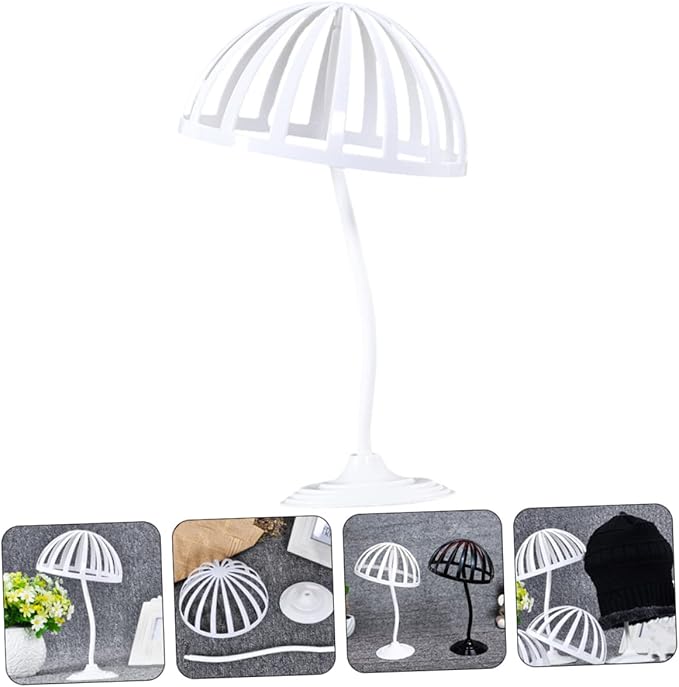 Glass Shelf for Bathroom ，Glass Aluminum，Hat Storage Rack Tabletop Wig Display for No Tools Diy Expertise Required