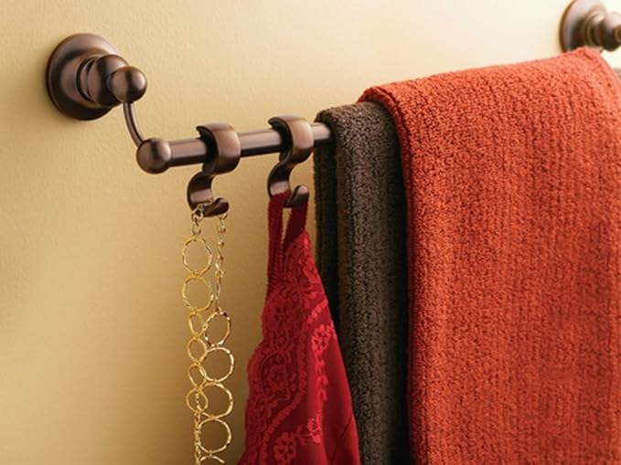 Moen DN9203OWB Towel Bar Hooks, Old World Bronze