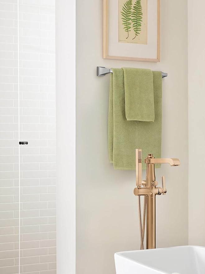 Amerock Mulholland Polished Nickel 18 inch (457mm) Towel Bar, BH36023PN