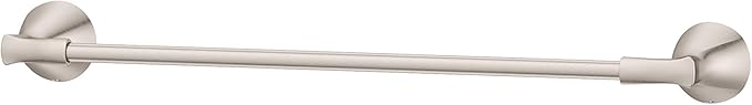 Pfister Willa Bath Towel Bar for Bathroom, 18-Inch, Wall-Mounted, Screw-In, Brushed Nickel Finish, BTBWLL1K