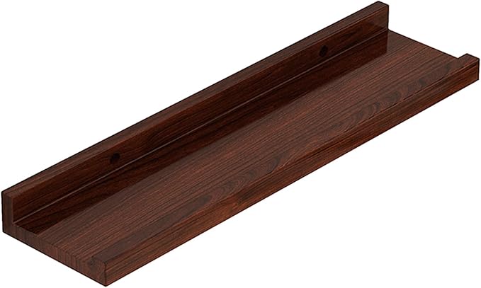 Wood Wall Mounted Shelf Bathroom Cosmetic Storage Stand Rack for Displaying Books and Decorative Items Office Decoration Shelf