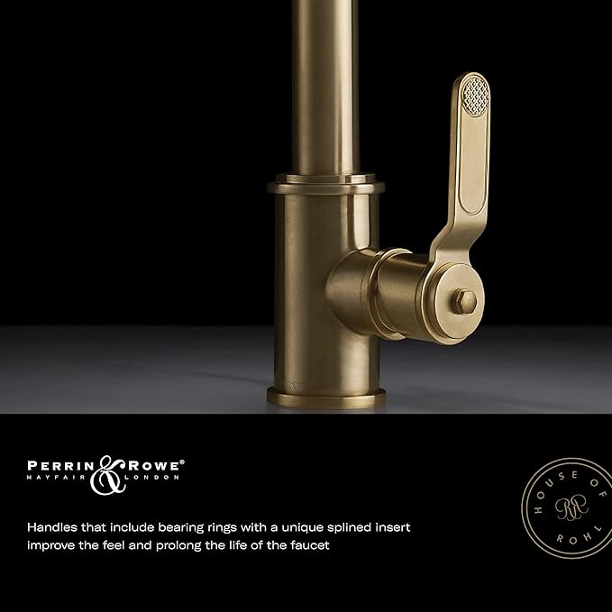 ROHL U.6953APC Perrin & Rowe® Edwardian Wall Mount Tempered Glass Vanity Shelf