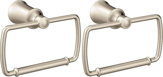 Moen YB2186BN Dartmoor Towel Ring, Brushed Nickel (Pack of 2)