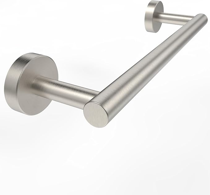 12 Inches Brushed Towel Bar for Bathroom Kitchen Hand Towel Holder Dish Cloths Hanger SUS304 Stainless Steel RUSTPROOF Wall Mount (Brushed Grey 12-inch)