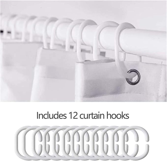 Feelyou Milk Cow Fur Bath Curtain Farmhouse Cowhide Shower Curtain for Girls Teens Decor Cattle Fur Black White Bathroom Fabric Shower Curtain Set Animal Skin Waterproof Curtains 72"x84"