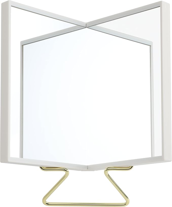 Realme V0 True Non-Reversing Mirror(2026 New Version) – True Image, Unmatched Precision, New Pakage, Slim Design for Makeup Vanity, 9'' Non-Reversing Mirror with Stand
