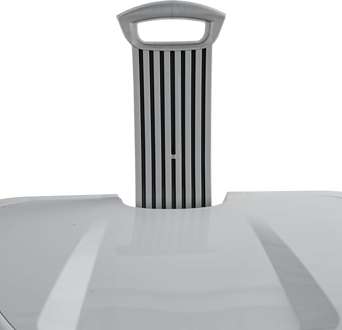 2 Bushel Rolling Laundry Hamper with Lid & Wheels - Light Gray Plastic Laundry Basket, Ventilation Design, Easy Move for Bedroom Bathroom Laundry Room (1 Pack）