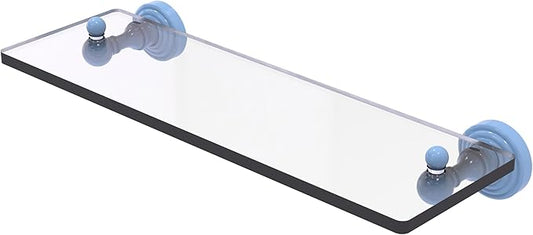 Allied Brass Waverly Place Collection Glass Vanity Shelf with Beveled Edges