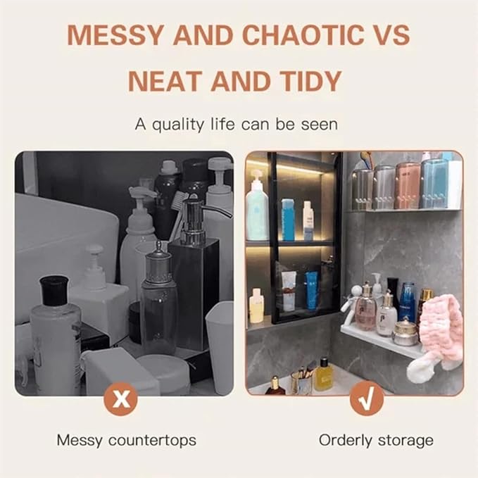 Kitchen Toilet Receive Shelf, Punching-Free Villain Storage Rack, Bathroom Humanoid Shelves Over, Toilet Storage Shelf, Wall Mounted Shelf, Toilet Paper Holder, Kitchen Storage Rack(White*5)