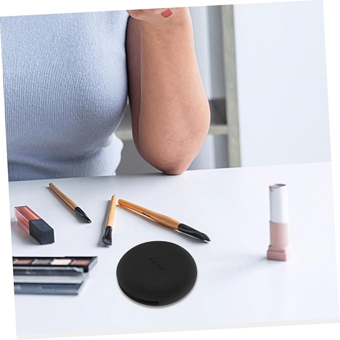 Travel Makeup Case Portable Powder Puff Box Silicone Sponge Holder Makeup Brush Organizer
