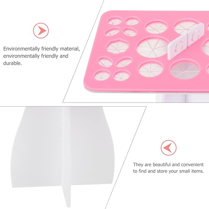 Mikinona Makeup Tool Drying Rack Beauty Storage Stand Makeup Brush Holder Organizing Rack Home